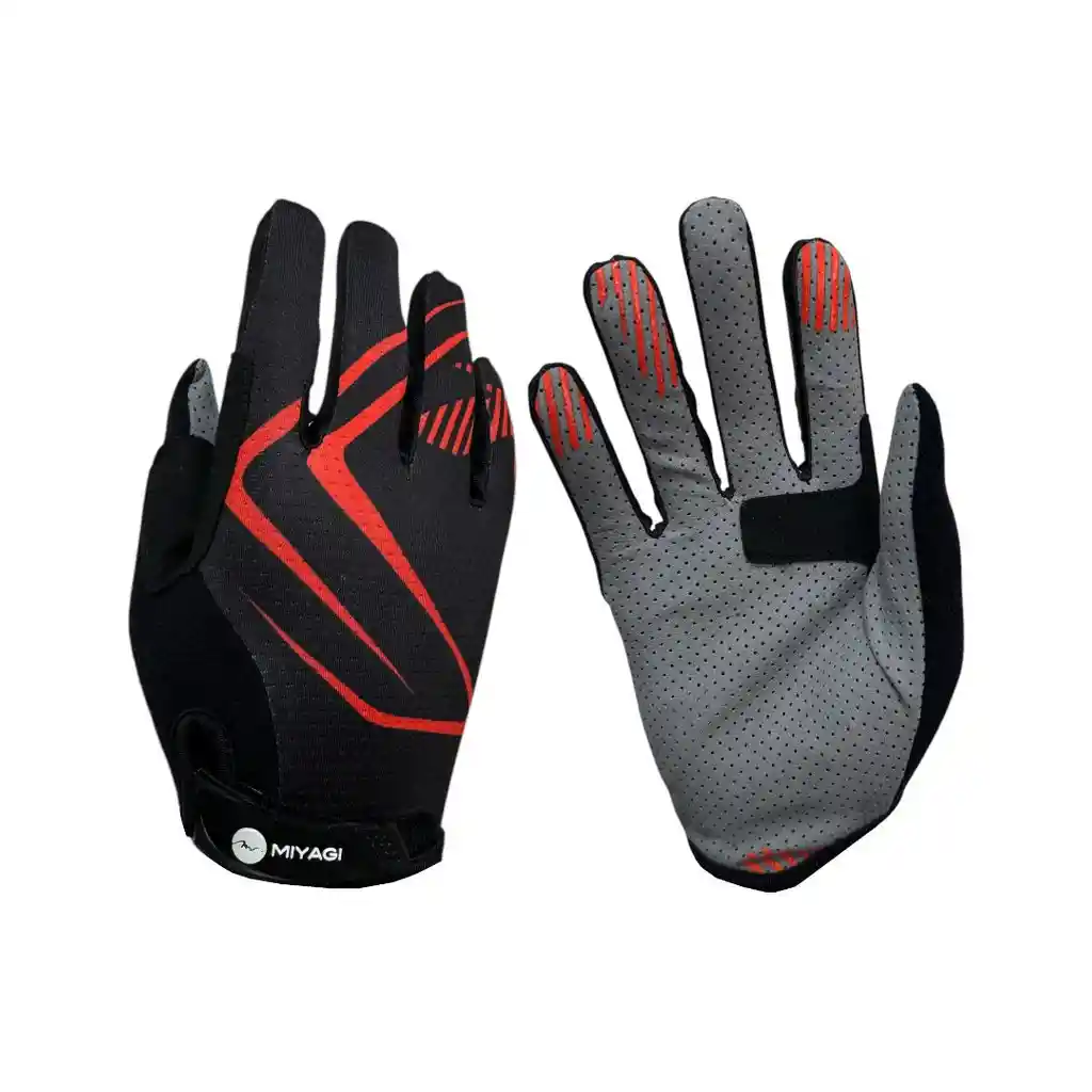 Guantes Ciclismo Miyagi, Training, Deportivo-m058795/ Ng-naranja-talla: Xs