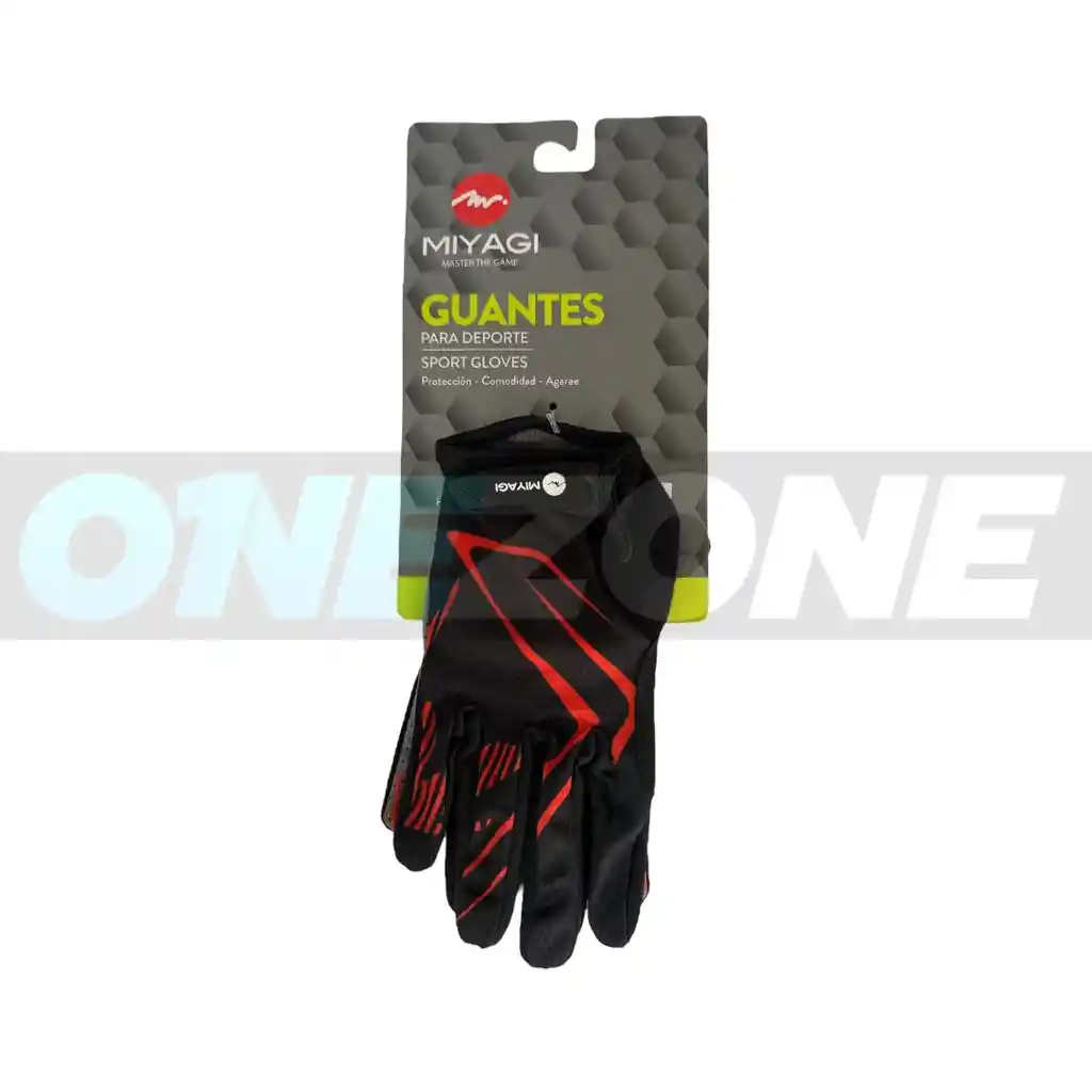 Guantes Ciclismo Miyagi, Training, Deportivo-m058795/ Ng-naranja-talla: Xs