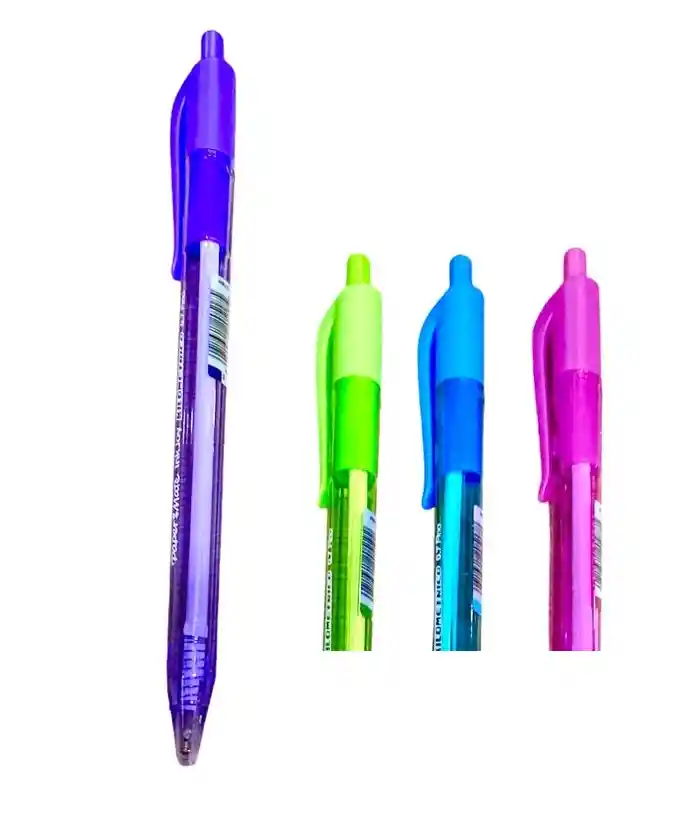 Boligrafo Retractil Kilometrico Paper Mate Inkjoy X 3 Uds Colores Surtidos Punta Fina