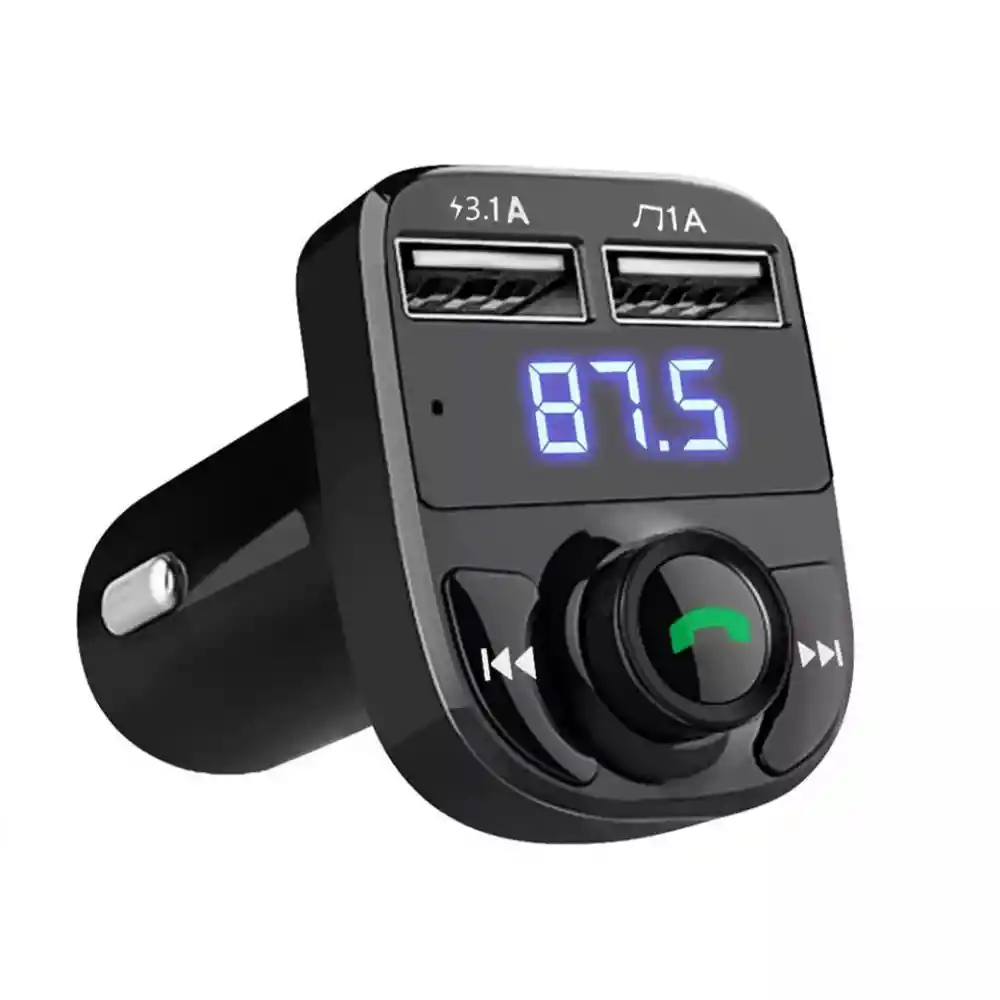 Transmisor Fm Bluetooth Inalámbrico Para Automóvil Mp3 Usb Adaptador Cargador Ramitech