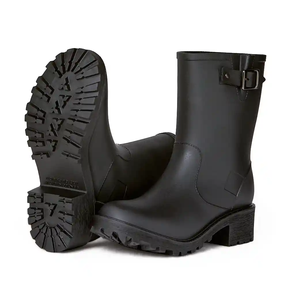 Botas Impermeables Para Mujer Talla 37 Negro Michelle