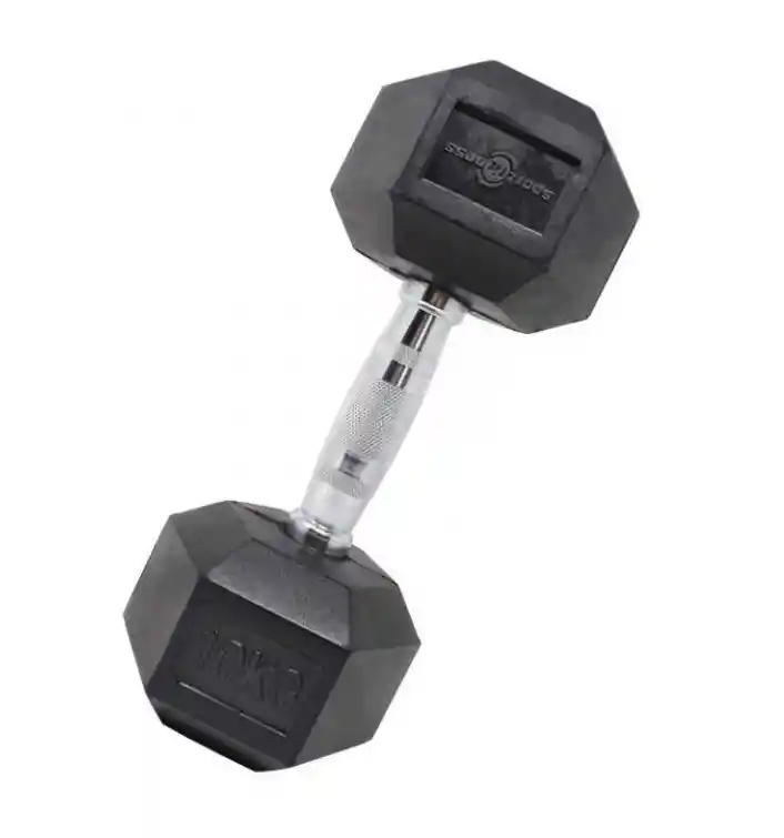 Mancuerna Encauchetada Profesional 10 Kilos Sportfitness
