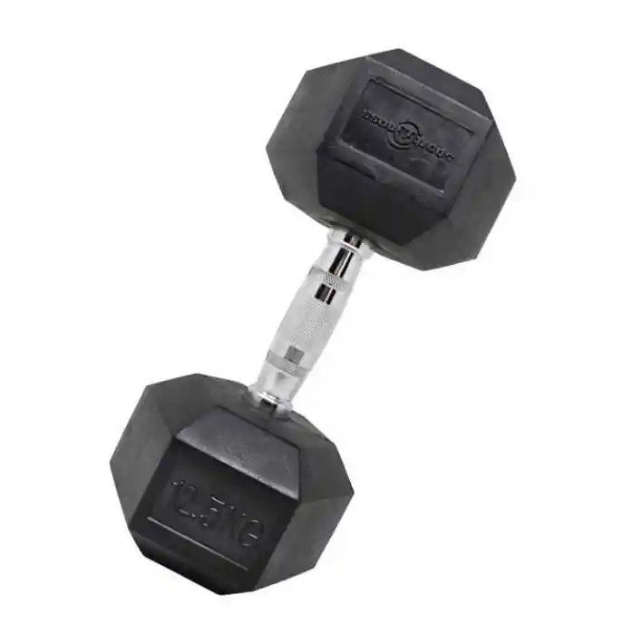 Mancuerna Encauchetada Profesional 12.5 Kilos Sportfitness