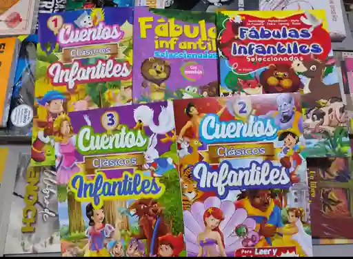 Cuentos Y Fábulas Infantiles Pack X 5