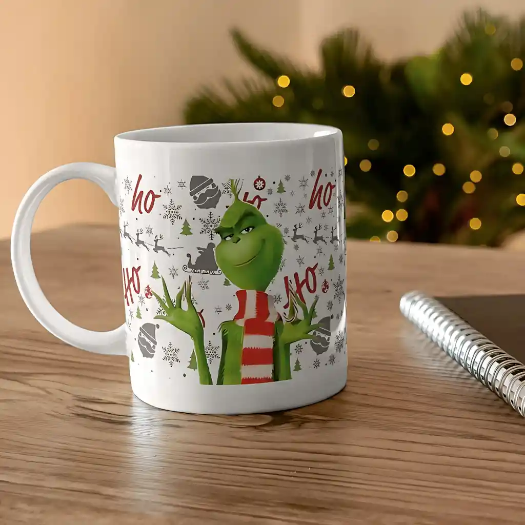 Mug Diseño Navidad Grich 11 Oz.