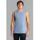 Ultimate Camiseta Deportiva Sm Hombre Blue Mirage - M