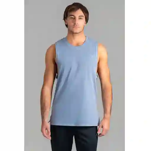 Ultimate Camiseta Deportiva Sm Hombre Blue Mirage - M