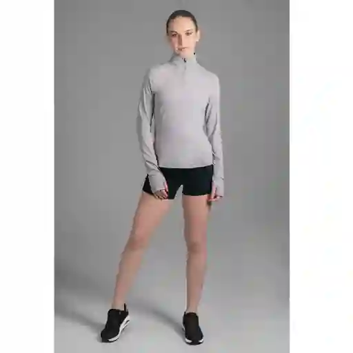 Ultimate Midi Zipper Sport Mujer Cool Gray - S