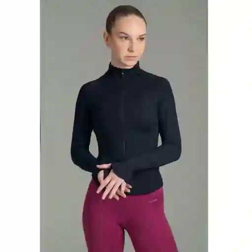 Ultimate Full Zipper Sport Mujer Vintage Black - L