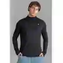 Ultimate Midi Zipper Sport Hombre Black Onyx - S