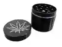 Grinder Mediano Aluminio 3 Pisos Negro