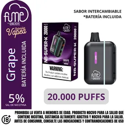 Dispositivo Pod Fume Grape 20000 Puffs 5%