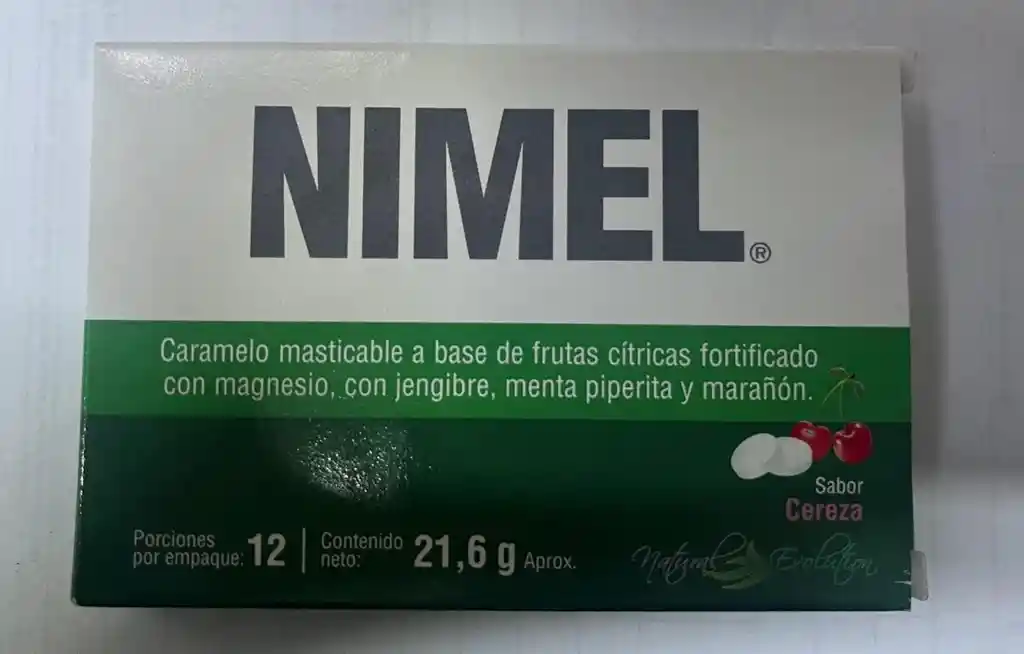 Nimel Cereza 12 Tbs Masticables