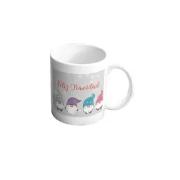 Mug Diseño Navidad Gnomos 11 Oz.