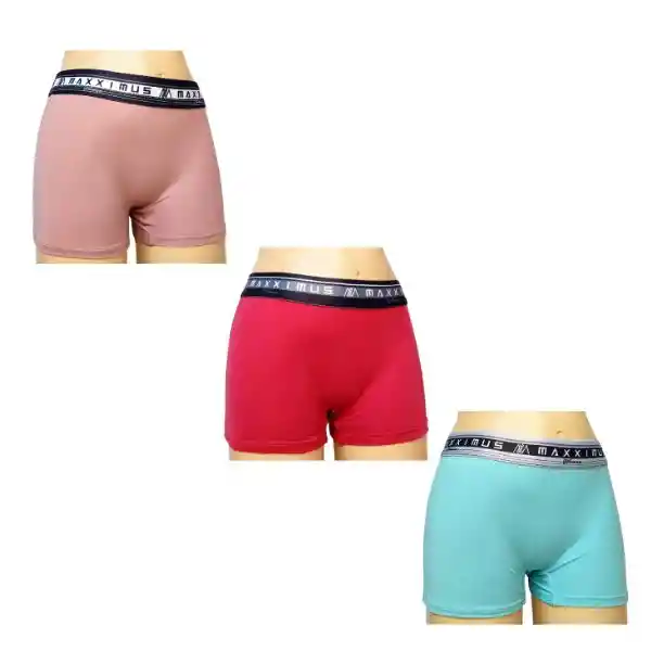 Boxer Dama Pack 3 M
