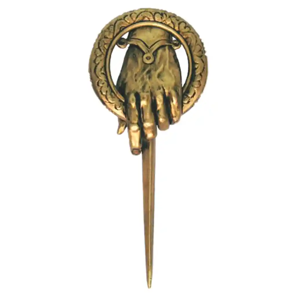 Game Of Thrones La Mano Del Rey Juego De Tronos Pin Broche Dorado