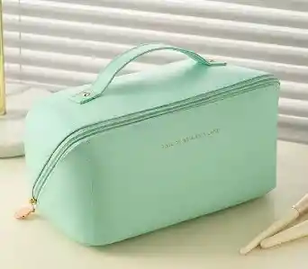 Cosmetiquera Bolsa Maquillaje Viaje Neceser Funcional Verde - Cosmetiquera Viral