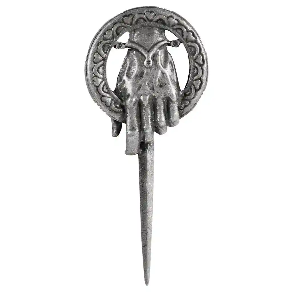 Game Of Thrones La Mano Del Rey Juego De Tronos Pin Broche Plateado