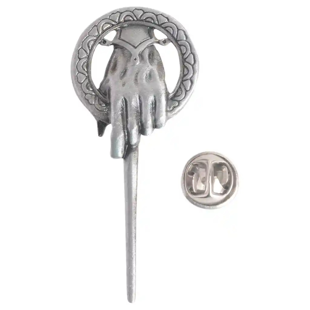 Game Of Thrones La Mano Del Rey Juego De Tronos Pin Broche Plateado