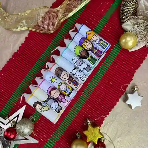Velitas Pesebre Blancas Referencia 1 X 10 Unidades