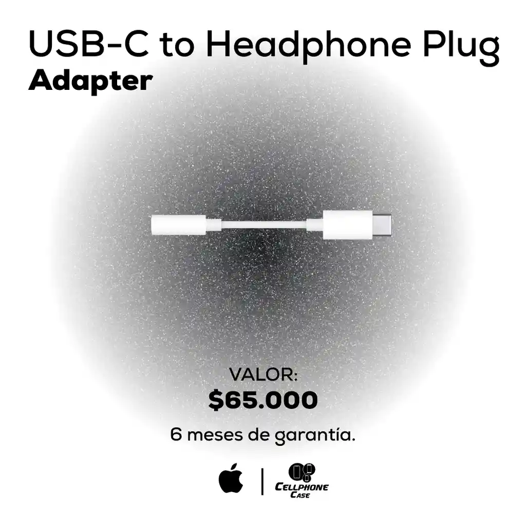 Adaptador Usb-c To Headphone Plug Original