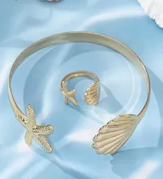 Set De Pulsera Y Anillo En El Mar La Vida Es Mas Sabrosa