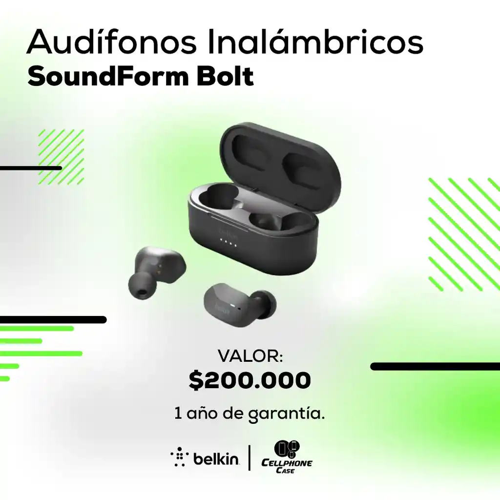 Audífonos Inalámbricos Soundform Bolt