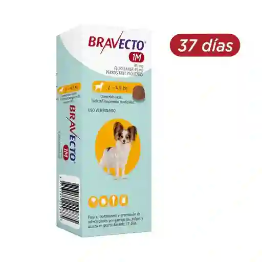 Bravecto 2-4.5 Kg 37 Dias