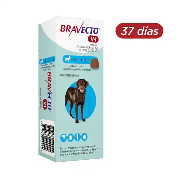 Bravecto 20 - 40 Kg 37 Dias