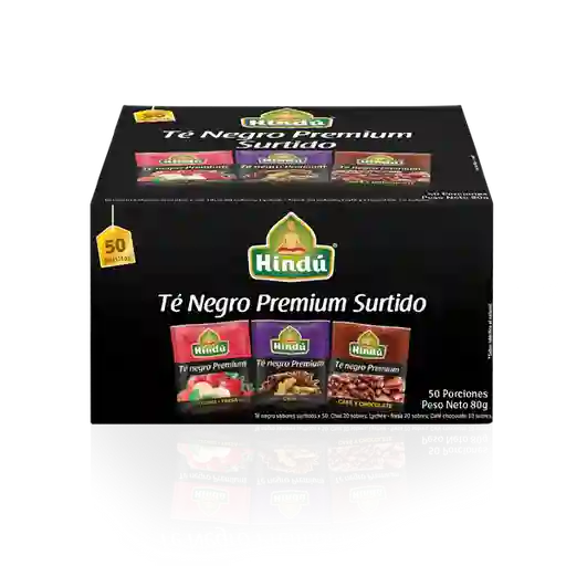 Té Negro Premium Sabores Surtidos X50