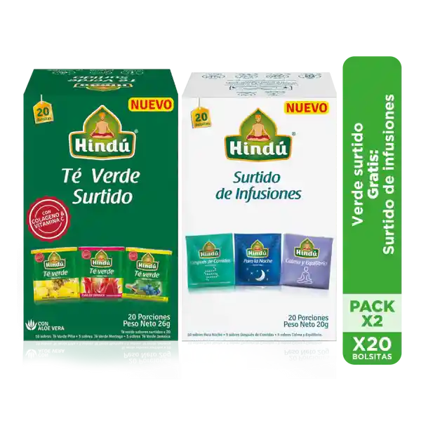 Oferta Especial Limitada Te Verde Surtido + Aromatica Surtido De Infusiones