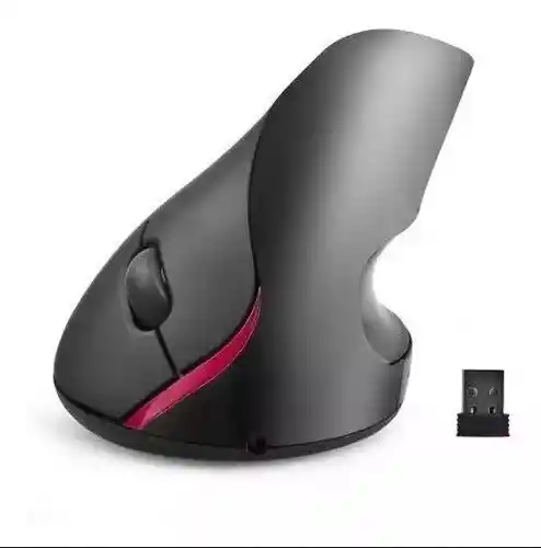 Mouse Vertical 6 Botones Nia Bluetooth Y Inalámbrico Recargable Ergonómico An-900