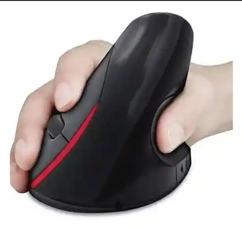 Mouse Vertical 6 Botones Nia Bluetooth Y Inalámbrico Recargable Ergonómico An-900