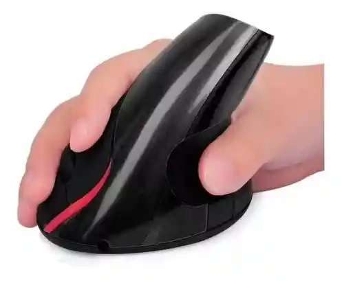 Mouse Vertical 6 Botones Nia Bluetooth Y Inalámbrico Recargable Ergonómico An-900