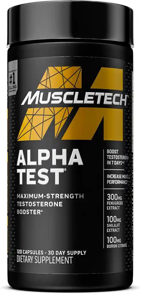 Alpha Test 120 Capsulas - Muscletech