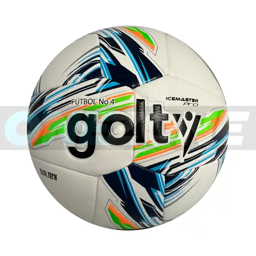 Balón De Fútbol #4 Pro Golty Ice Master Dualtech/ Verde