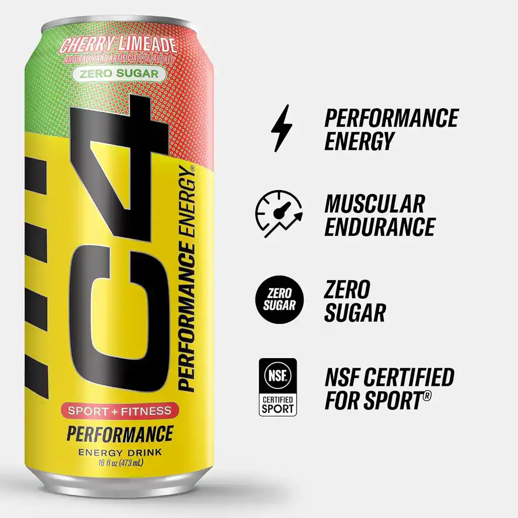 C4 Energy Drink 16oz - Cherry Limeade