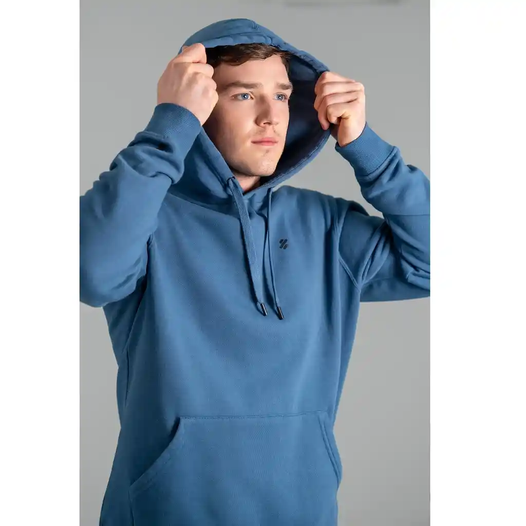 Ultimate Hoodie Hombre Oil Blue - L