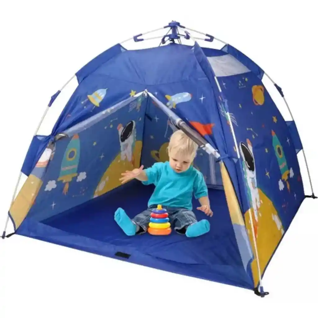 Carpa Para Niños Azul Astronautas