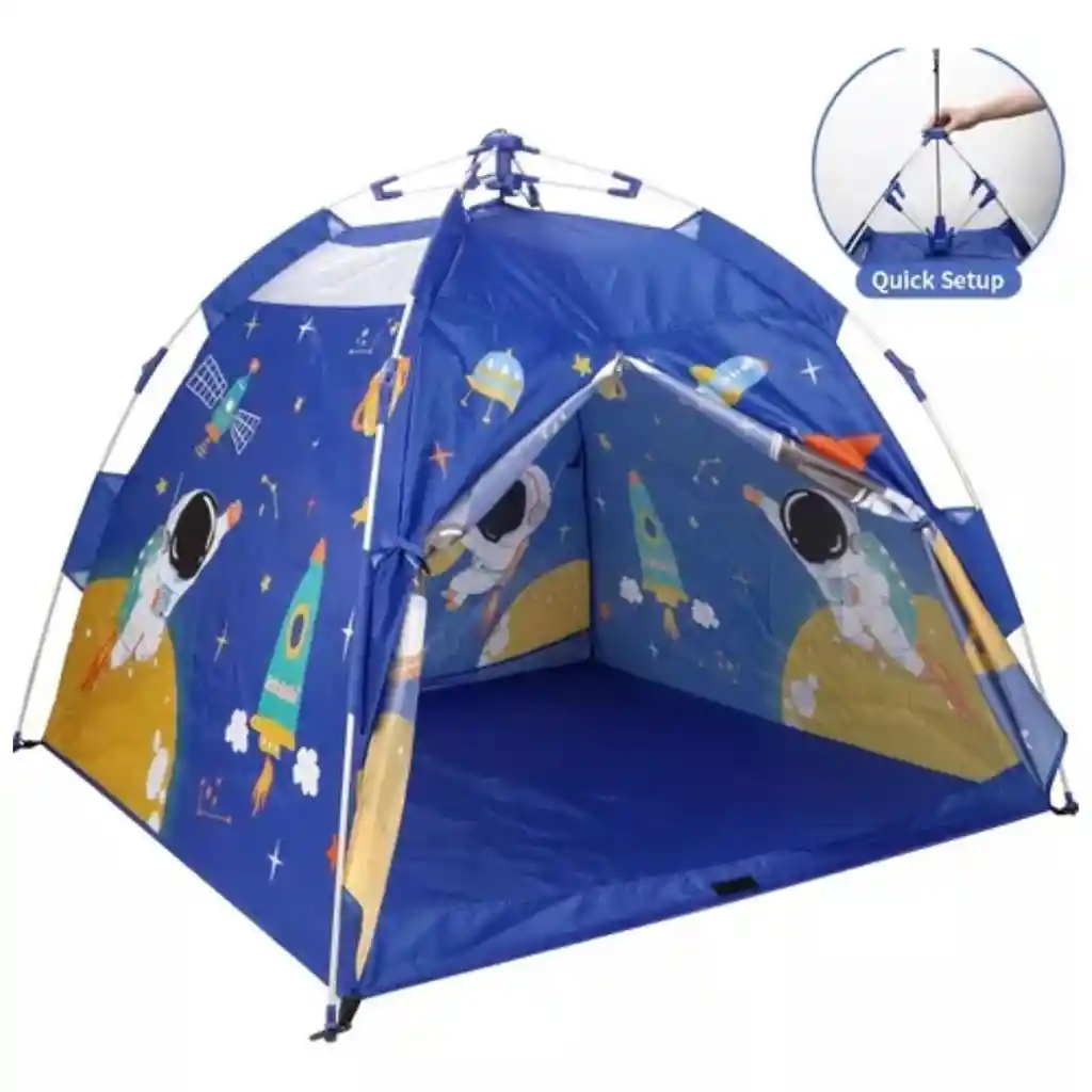 Carpa Para Niños Azul Astronautas