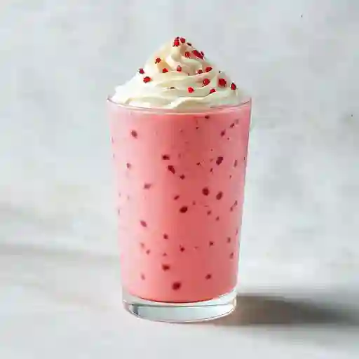 Frappe De Fresa En Leche