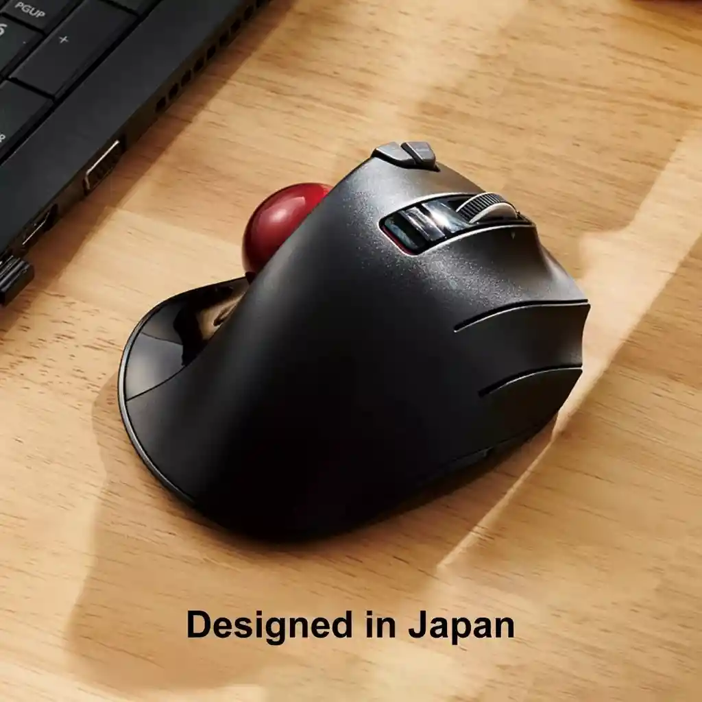 Mouse Ergonomico Inalambrico Trackball Elecom Ex-6 6 Botones