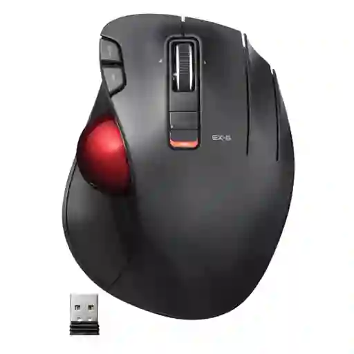 Mouse Ergonomico Inalambrico Trackball Elecom Ex-6 6 Botones