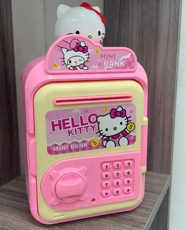 Alcancia Cajero Hello Kitty