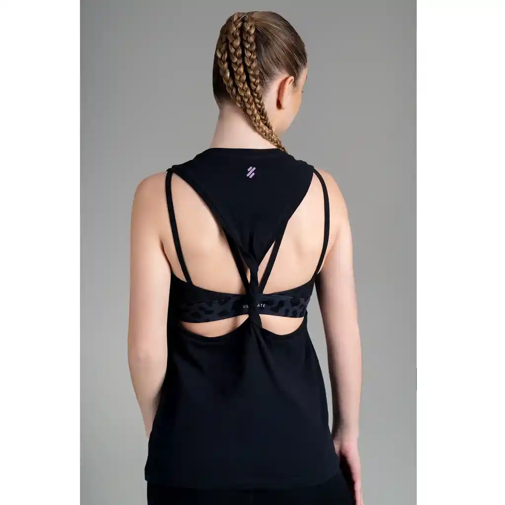 Ultimate Camiseta Deportiva Sm Mujer Black - M