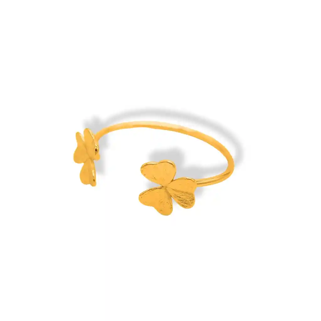 Brazalete Con Trébol De 3 Hojas