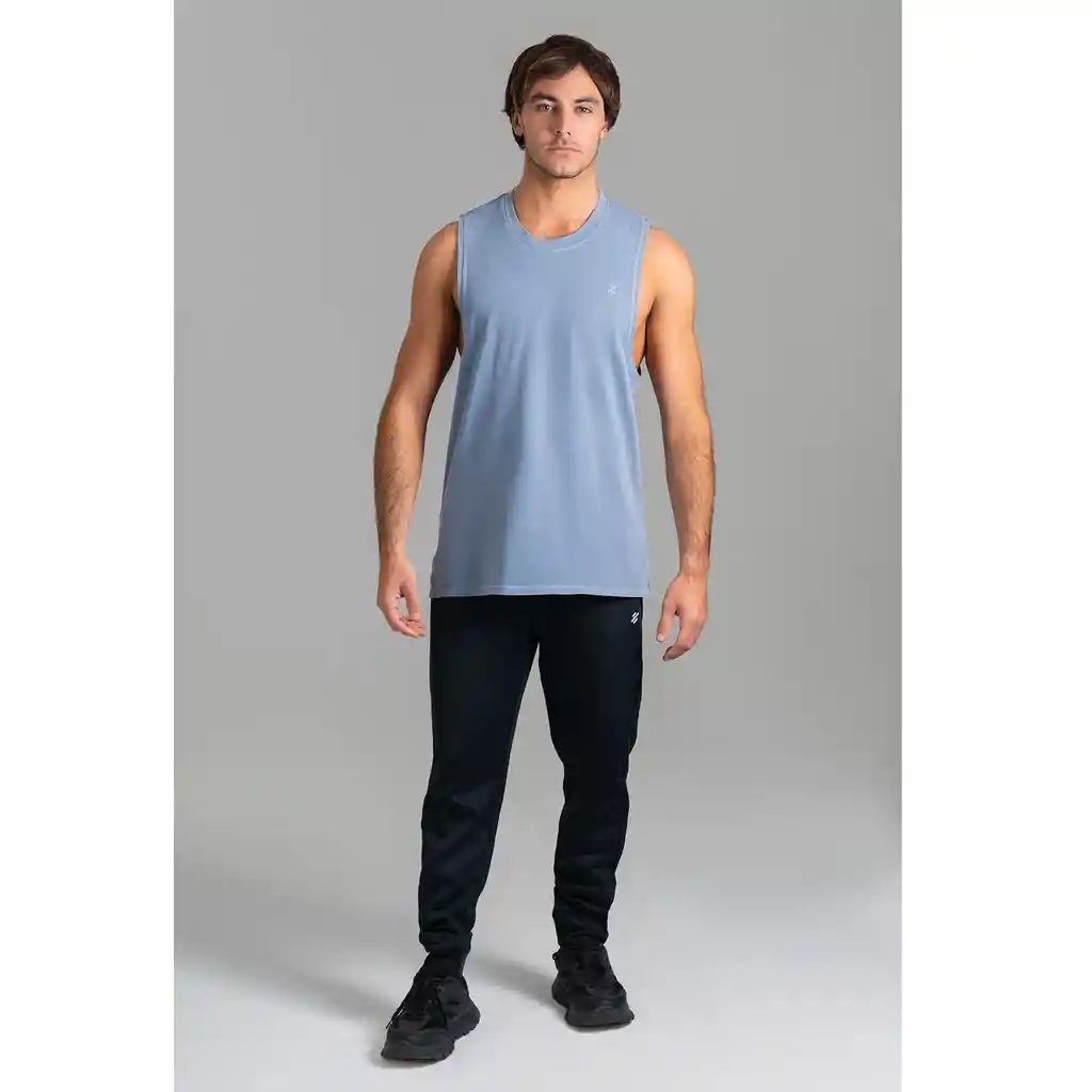 Ultimate Camiseta Deportiva Sm Hombre Blue Mirage - S