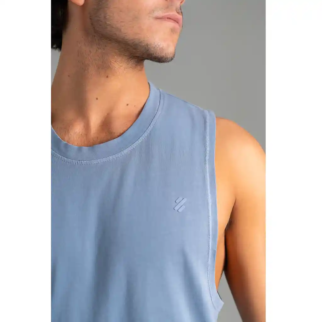 Ultimate Camiseta Deportiva Sm Hombre Blue Mirage - S