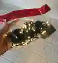 Luces De Navidad Lineal X100 Led Calida Sin Continuacion Cable Verde