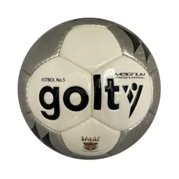 Balón De Fútbol #5 Golty Magnum Profesional/ Plateado